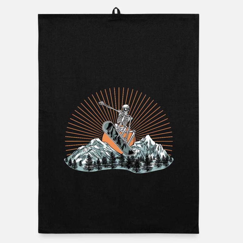 Kallio Surf Skeleton Design Torchon bio