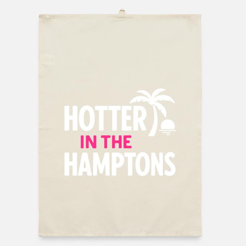 Plus chaud dans les Hamptons - Design d'été Torchon bio