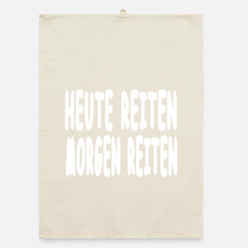 Pferde Organic Geschirrtuch