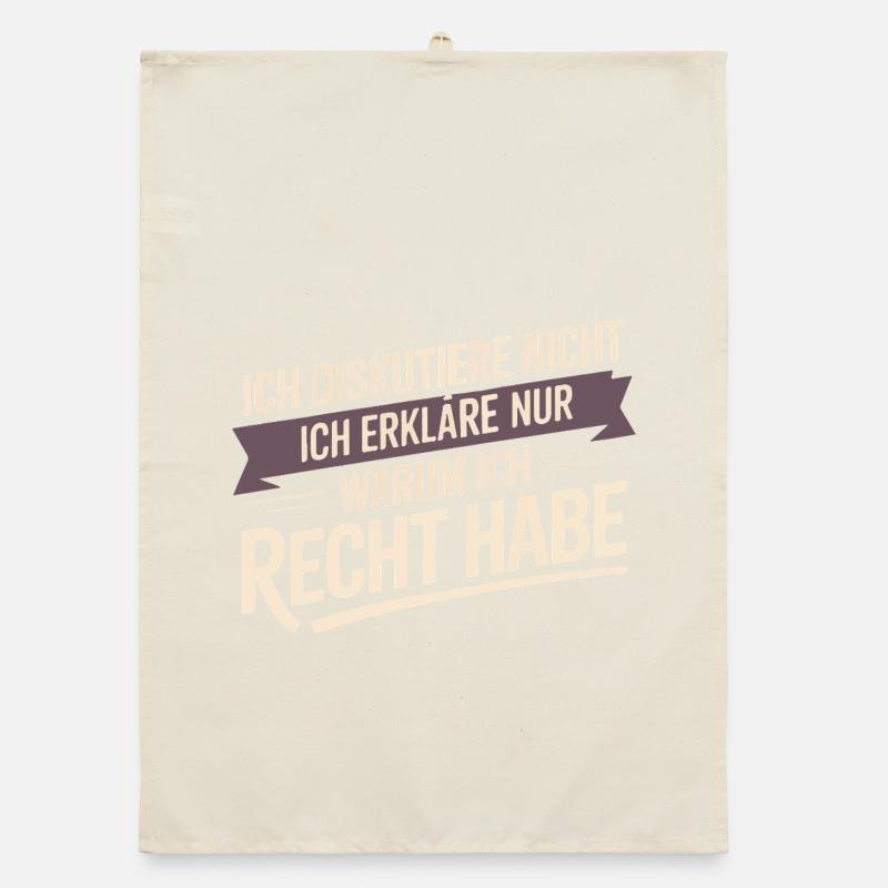 I don't argue – I just explain why I Organic dish towel