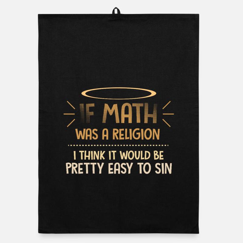 Math Nerd Étudiants Professeur d’Université Mathématiques Torchon bio