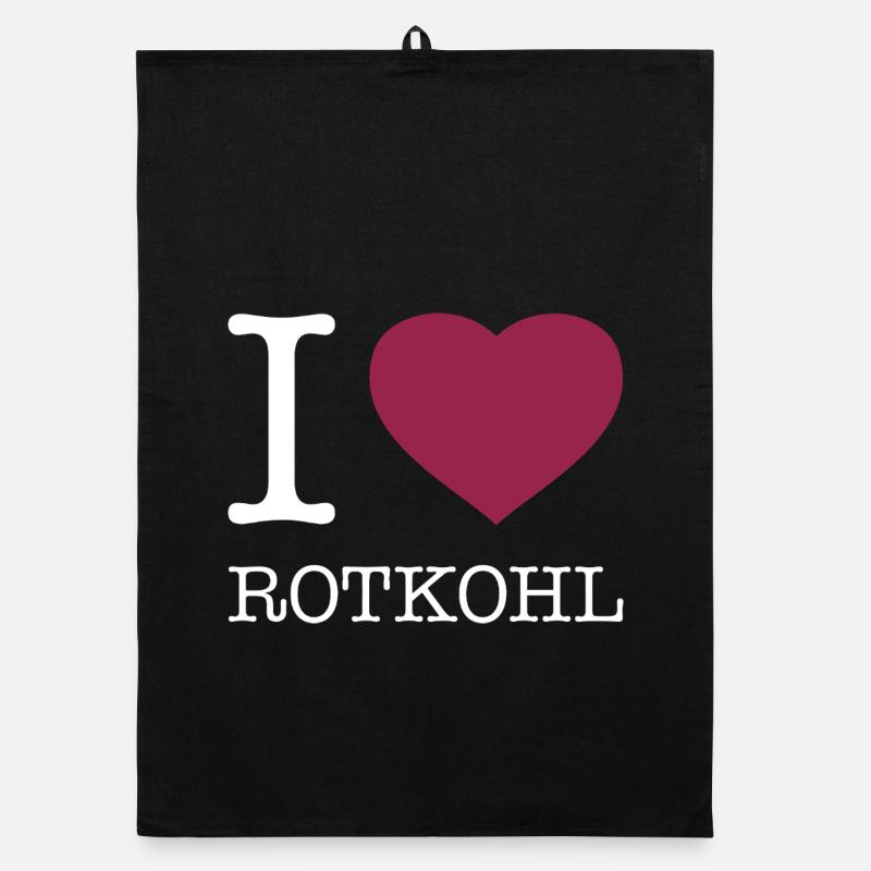 I love red cabbage Organic dish towel