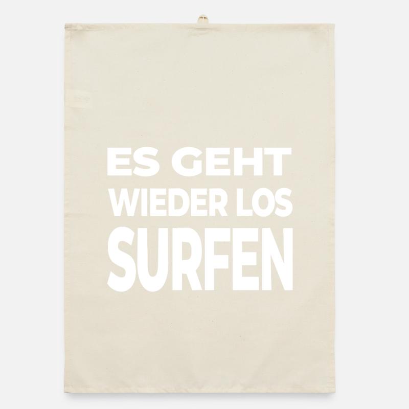 Surfing Organic dish towel