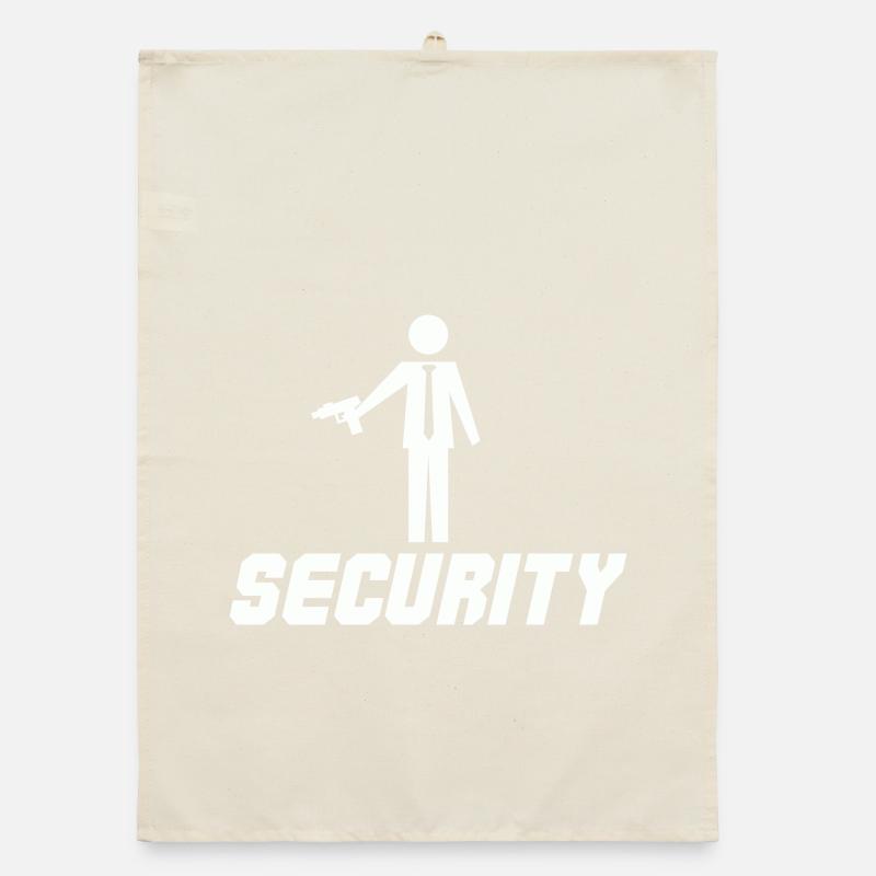 Security with a weapon Organic dish towel