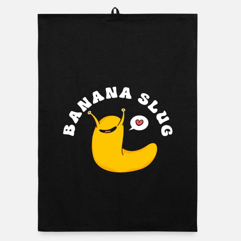 Banane Schnecke Organic Geschirrtuch