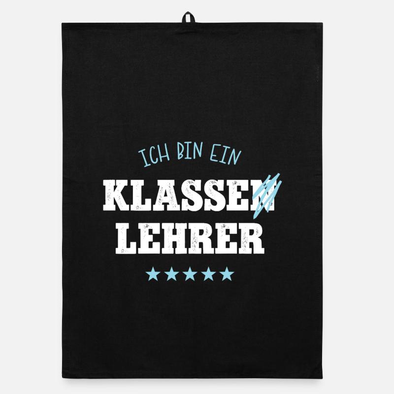 Klassenlehrer Schule Spruch Abschied Bester Lehrer Organic Geschirrtuch