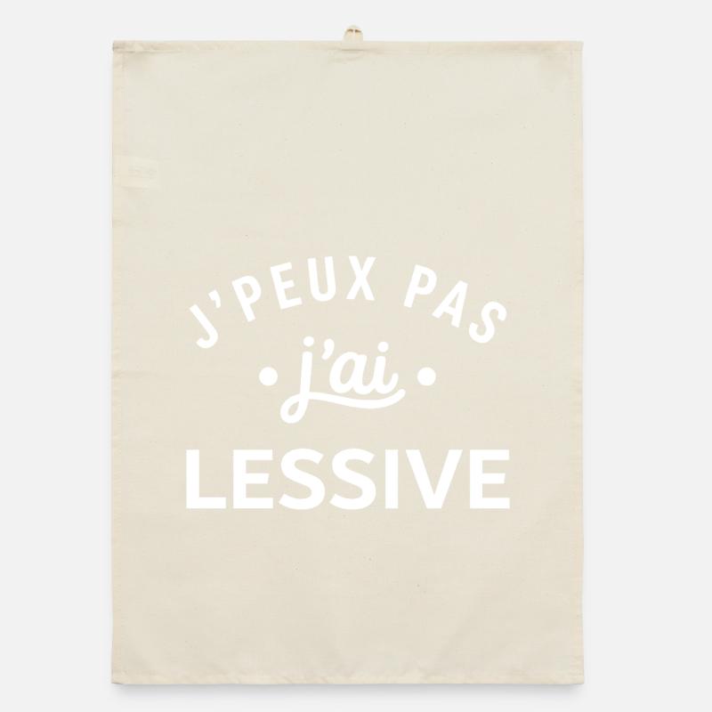 J’peux pas j’ai lessive Torchon bio