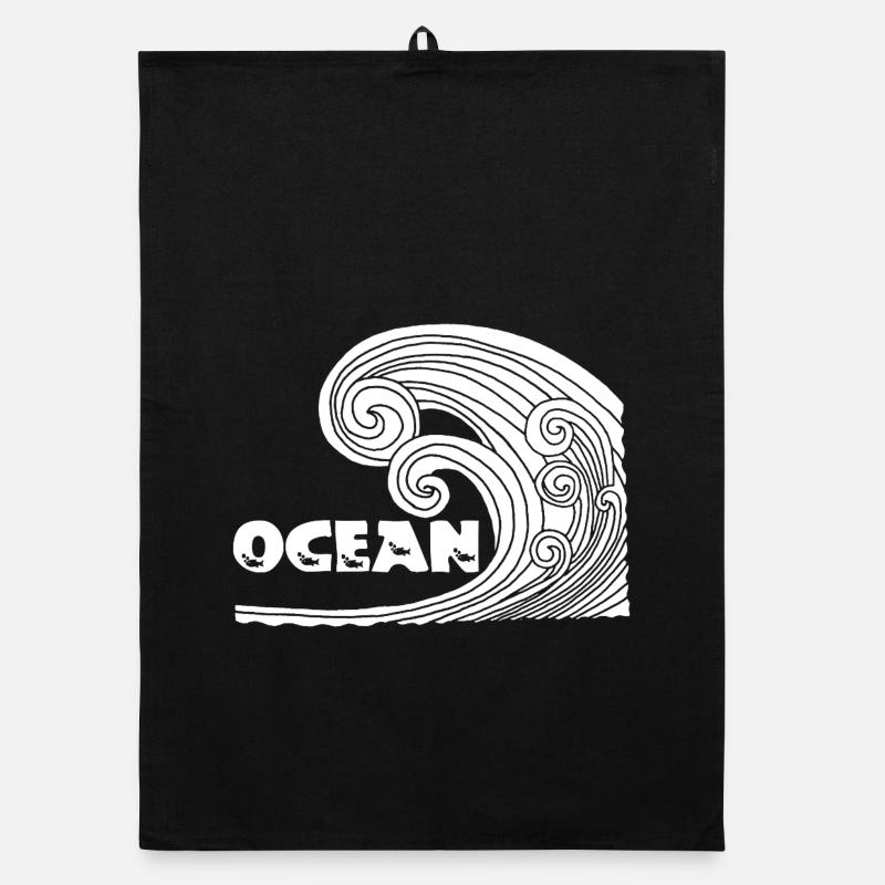 La vague blanche Torchon bio