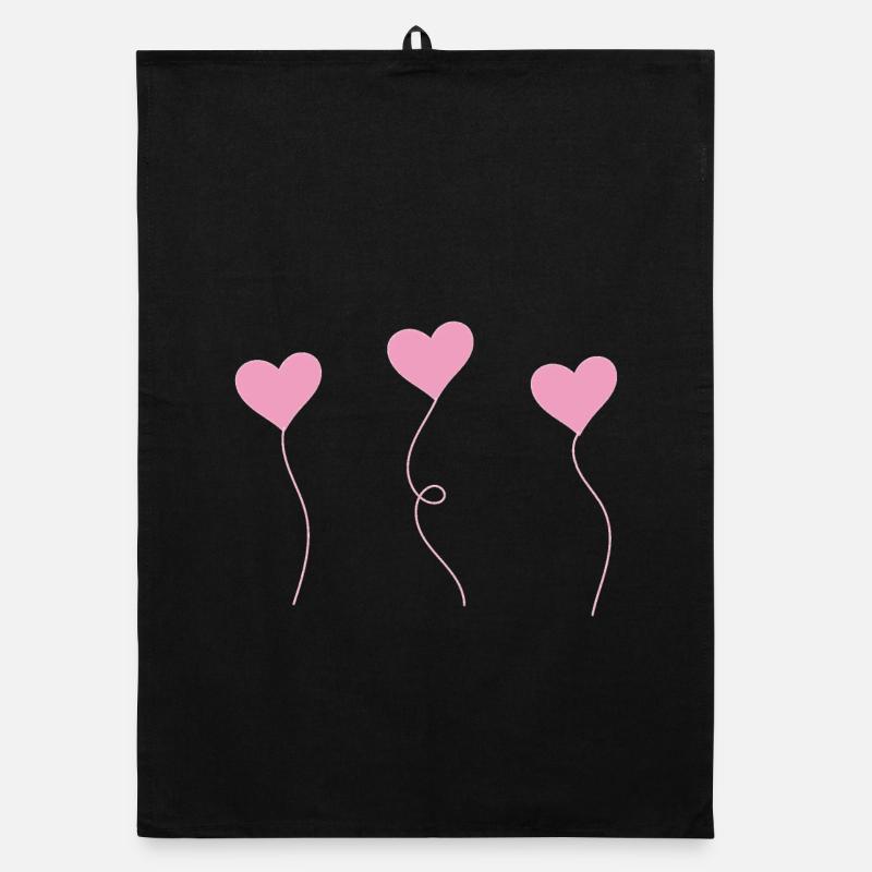 heart Organic Geschirrtuch
