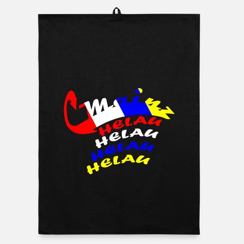 Conception du carnaval de Helau Torchon bio