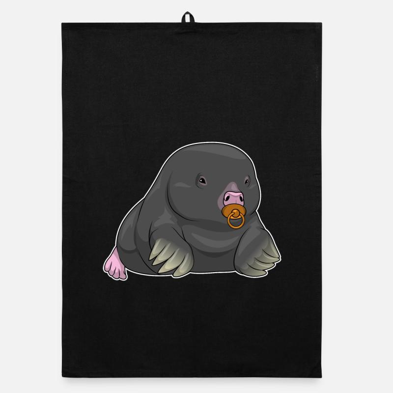 Mole Baby Pacifier Organic dish towel