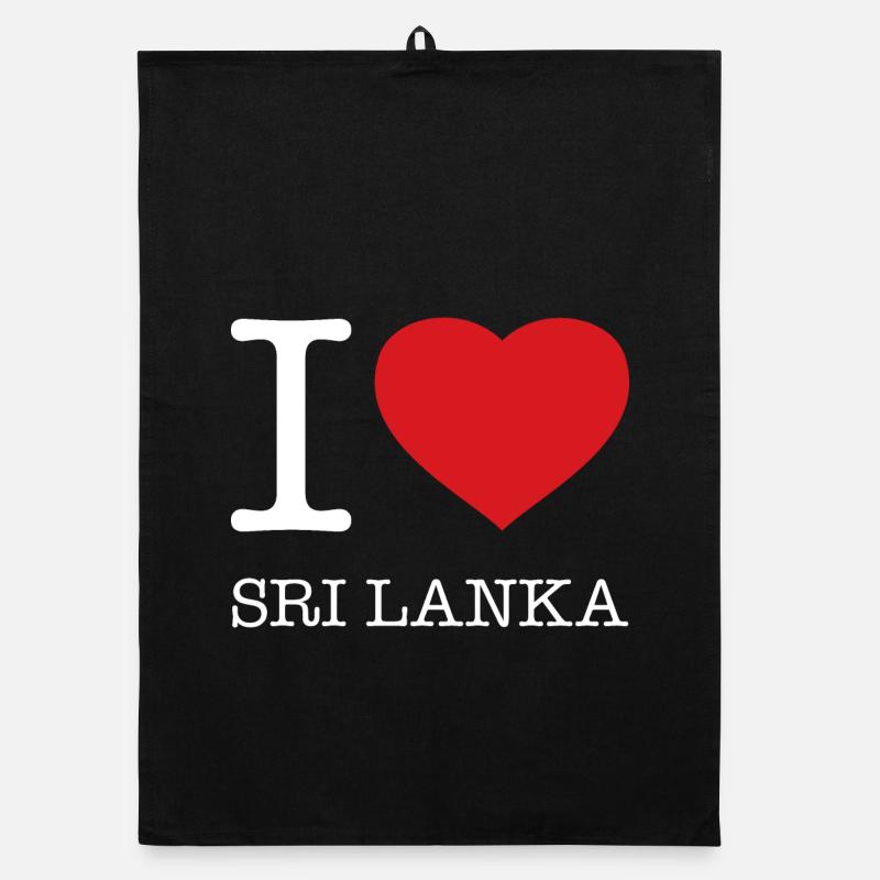 J'AIME LE SRI LANKA Torchon bio