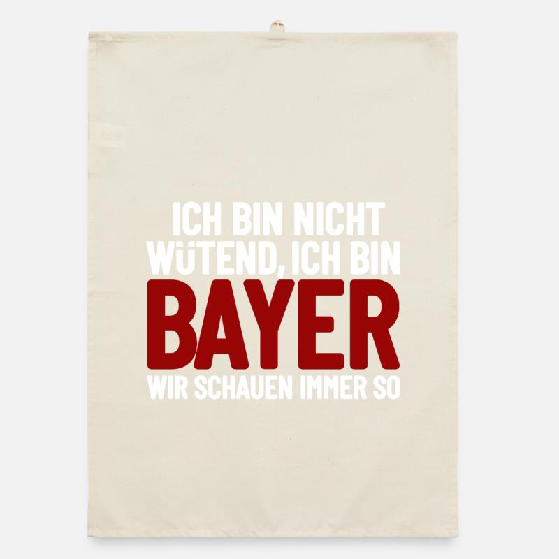 I'm not angry - I'm Bavarian Organic dish towel