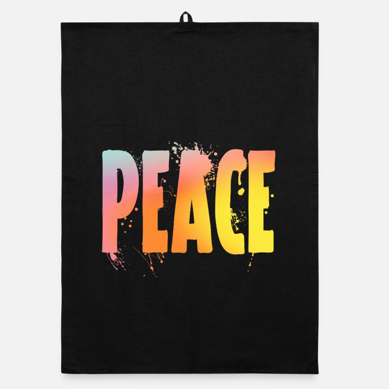 Peace Organic Geschirrtuch
