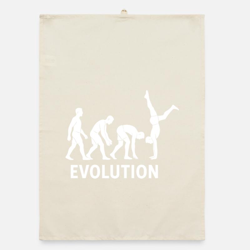 Calisthenics Evolution Fitness-Studio-Training Organic Geschirrtuch