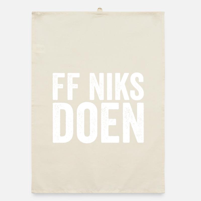 FF doing nothing – a wonderful rest Organic dish towel