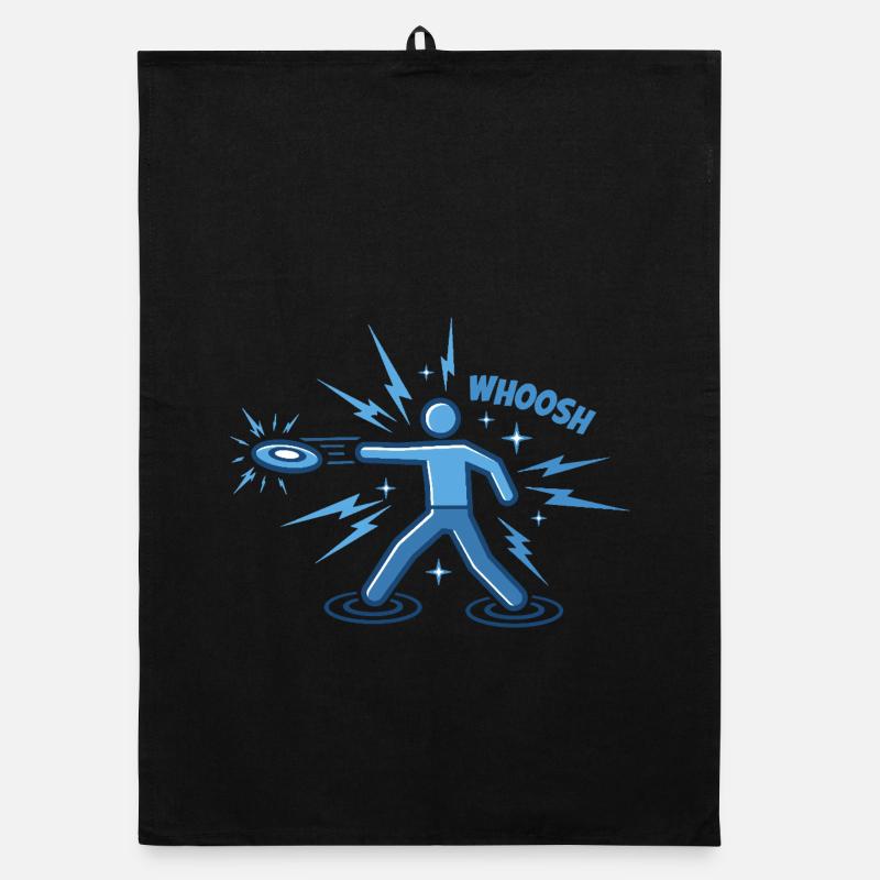 WHOOSH Funny Disc Golf Disc Golfer Flying Disc Organic dish towel