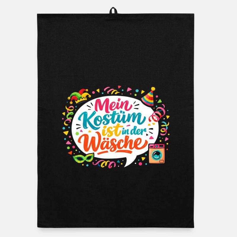 Cadeau drôle du carnaval de baignoire costumé Torchon bio