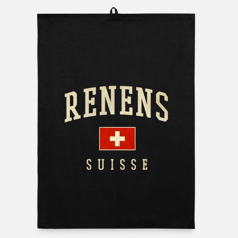 Renens – identité suisse du canton de Vaud Torchon bio