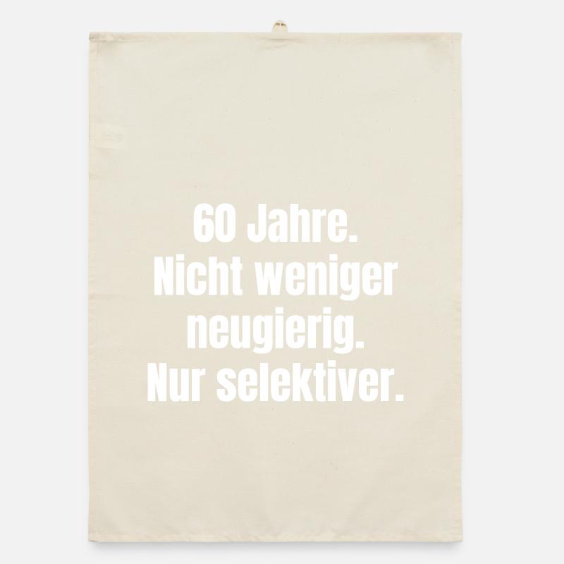 60 ans – Curieux, sélectifs Torchon bio
