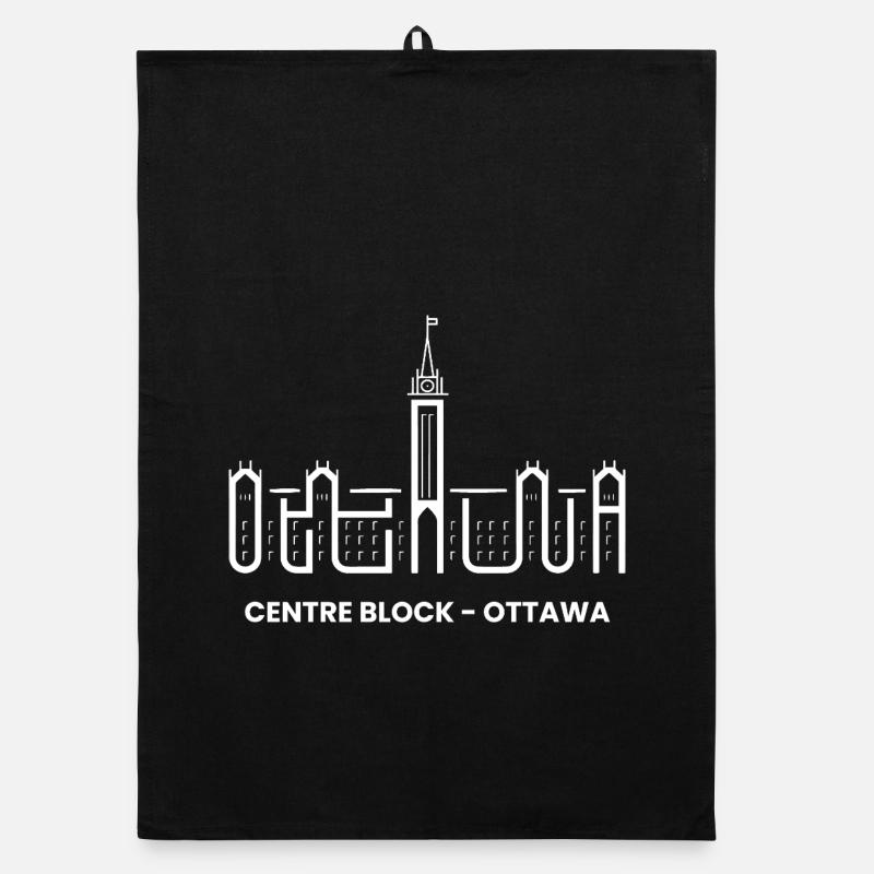 Canada Ottawa Canada Centre Block Canadians  Organic dish towel