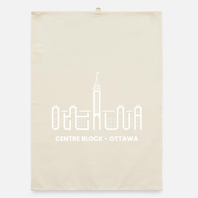 Canada Ottawa Canada Centre Block Canadians  Organic dish towel