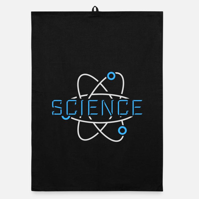 Science Wissenschaft Statement Nerd Bildung Spruch Organic Geschirrtuch