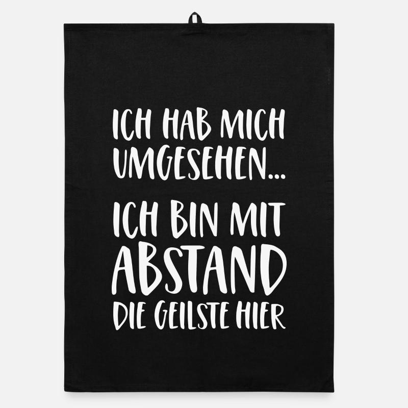 Ich bin mit Abstand die Geilste hier Organic Geschirrtuch