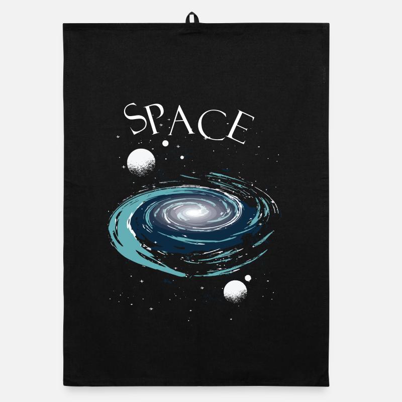 Space Weltraum Organic dish towel