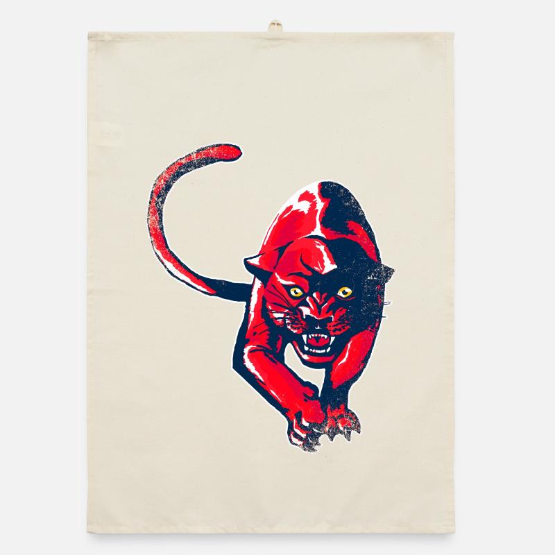Red Panther Organic dish towel