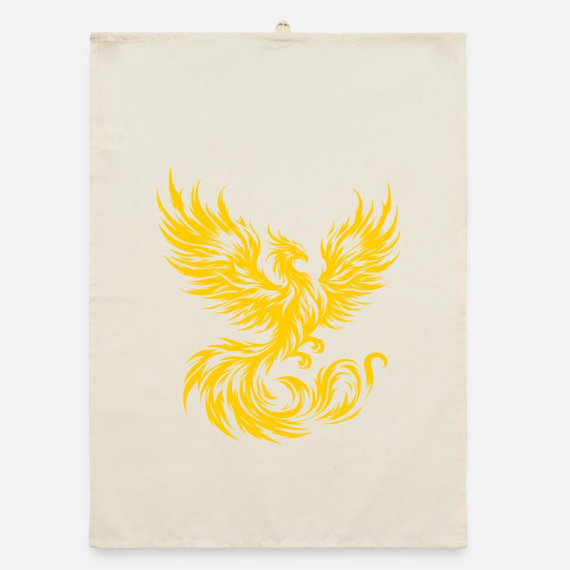 Feuer-Phönix Organic Geschirrtuch