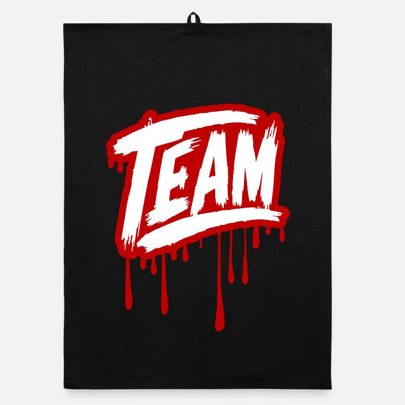 Team Graffiti Organic dish towel
