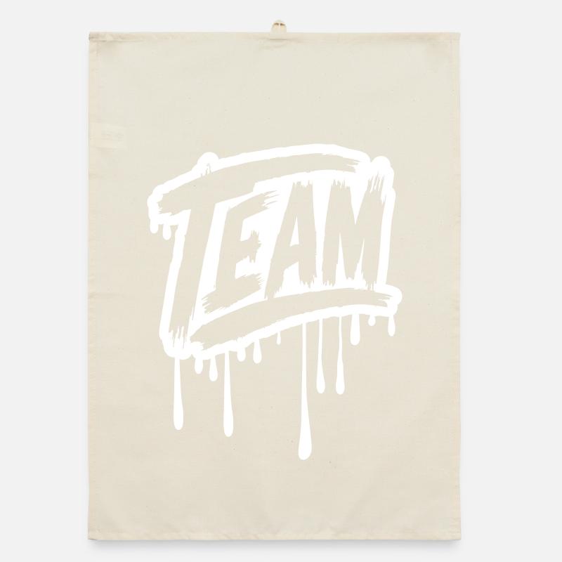Team Graffiti Organic dish towel