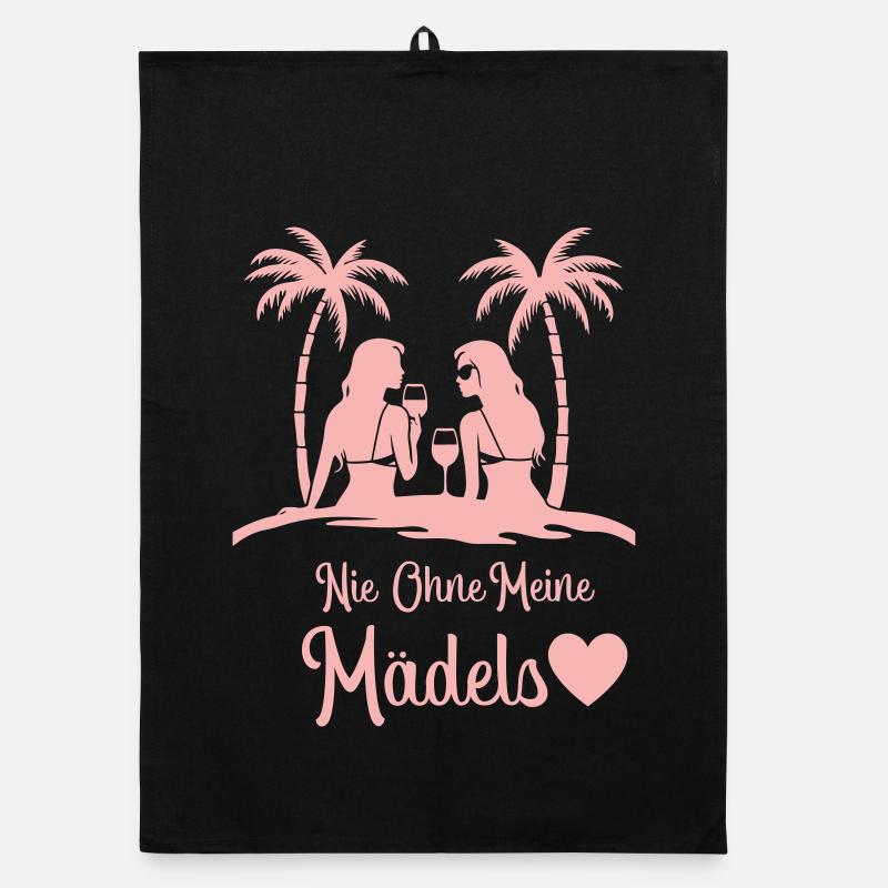 Jamais sans ma soirée Palm Evening Torchon bio