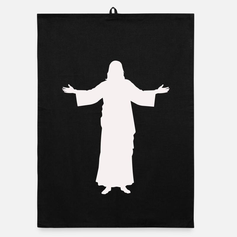 jesus- Organic Geschirrtuch