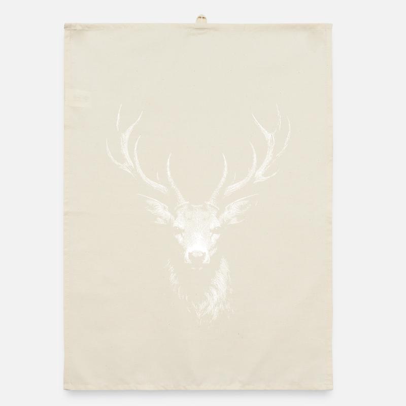 roe deer Organic dish towel