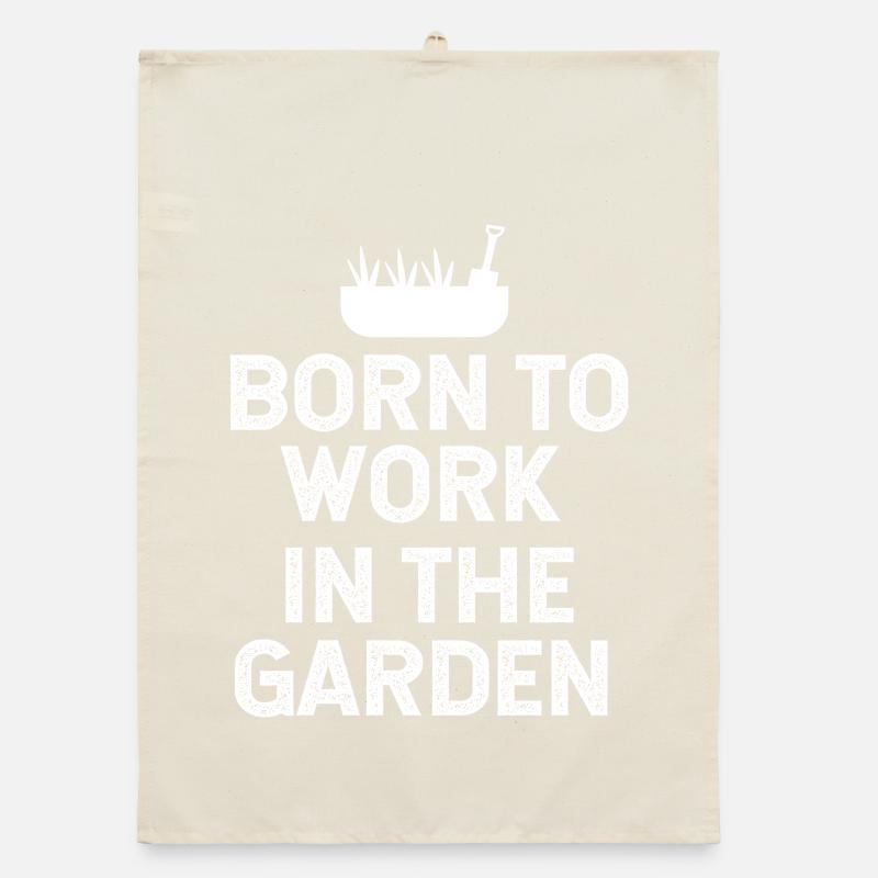 Né pour travailler dans le jardin Torchon bio