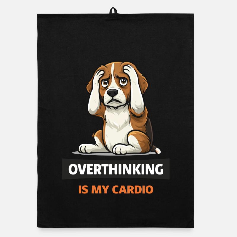 Trop réfléchir, c’est mon chien cardio Torchon bio