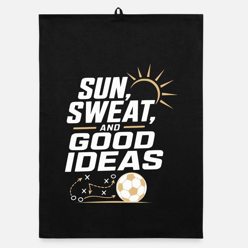 Sun, sweat and good ideas Organic dish towel