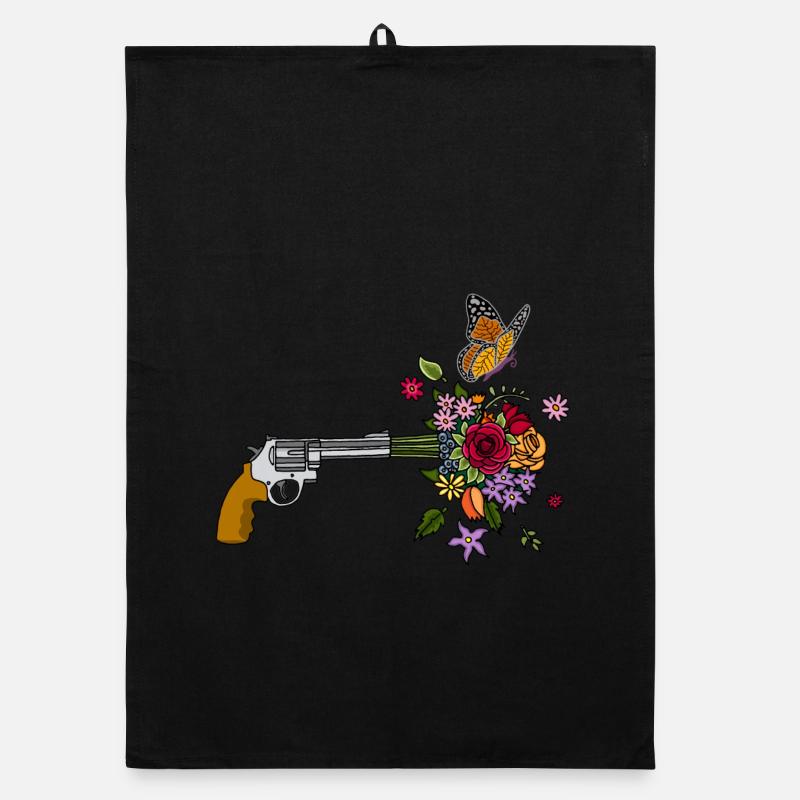 Die Pistole des Friedens Organic Geschirrtuch