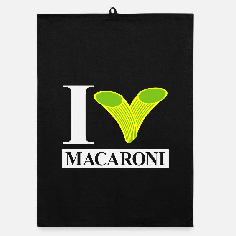 I love macaroni Organic dish towel