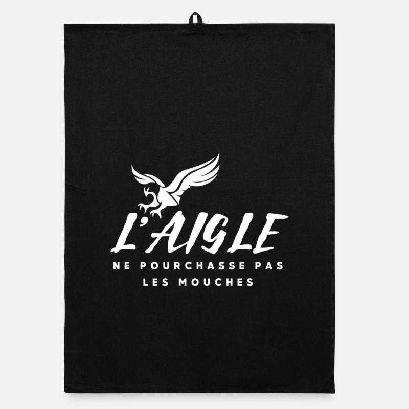 L'aigle ne pourchasse pas les mouches Torchon bio