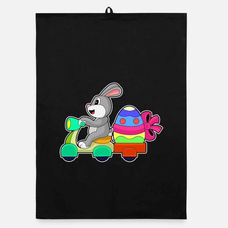 Service de livraison d’œufs de Pâques lapin Torchon bio
