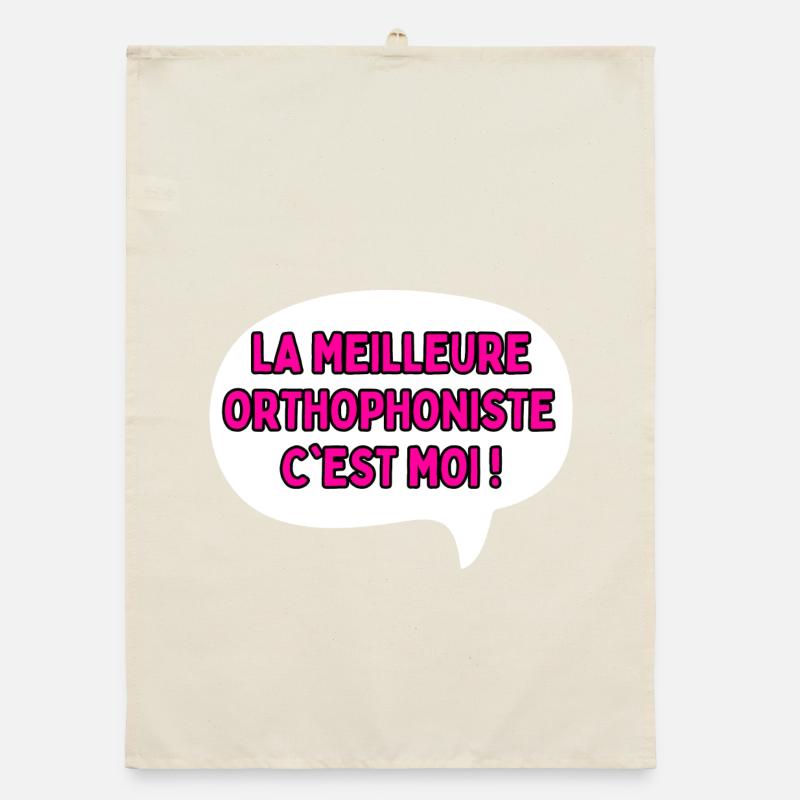 Gift idea for a Speech Therapist Organic dish towel