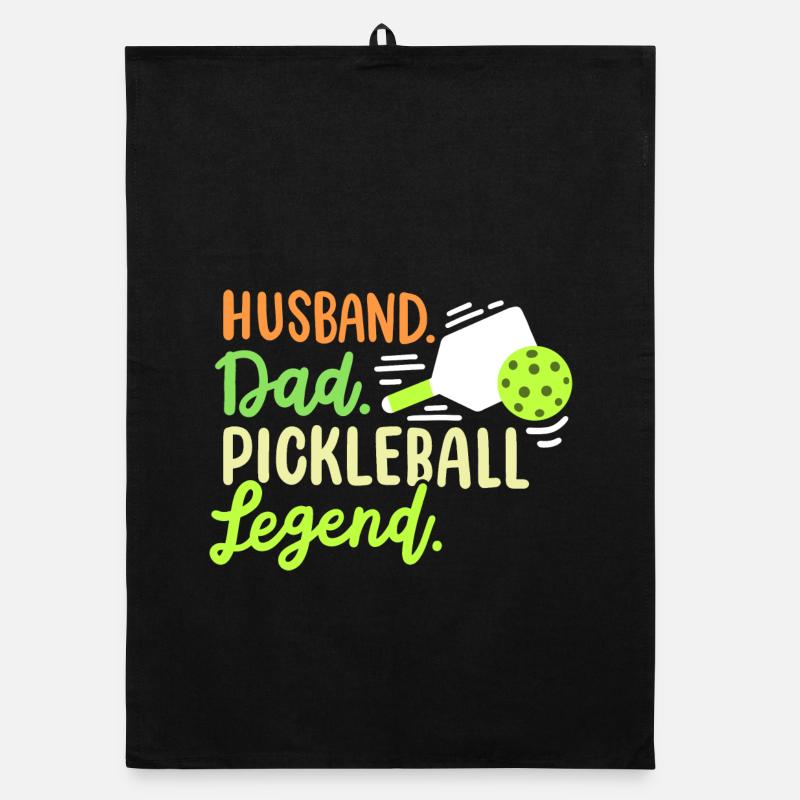 Pickleball-Spieler Vater und Ehemann Organic Geschirrtuch