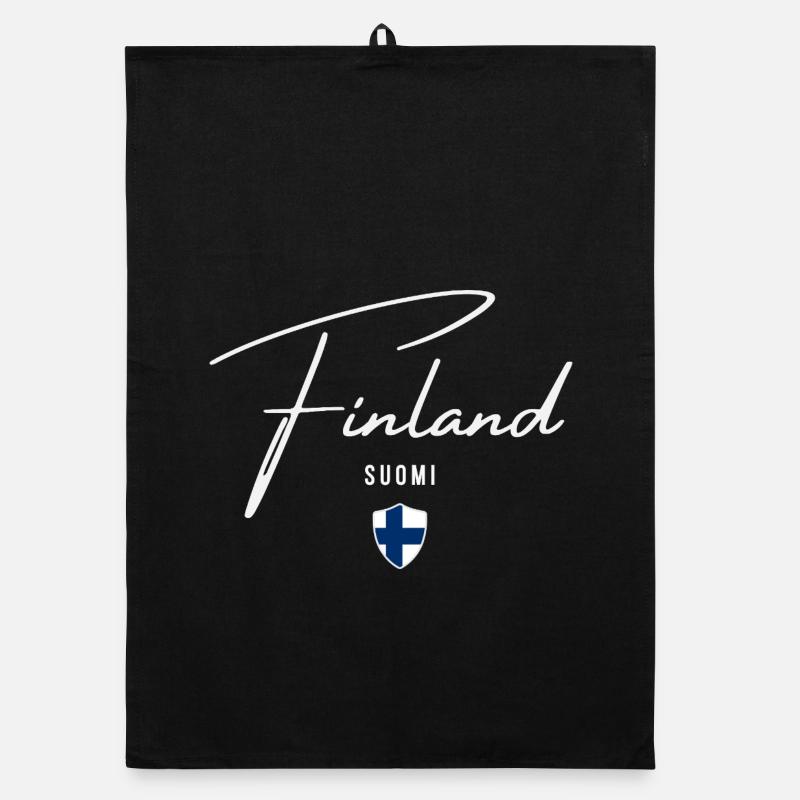 Finland, minimalist elegant design Organic dish towel