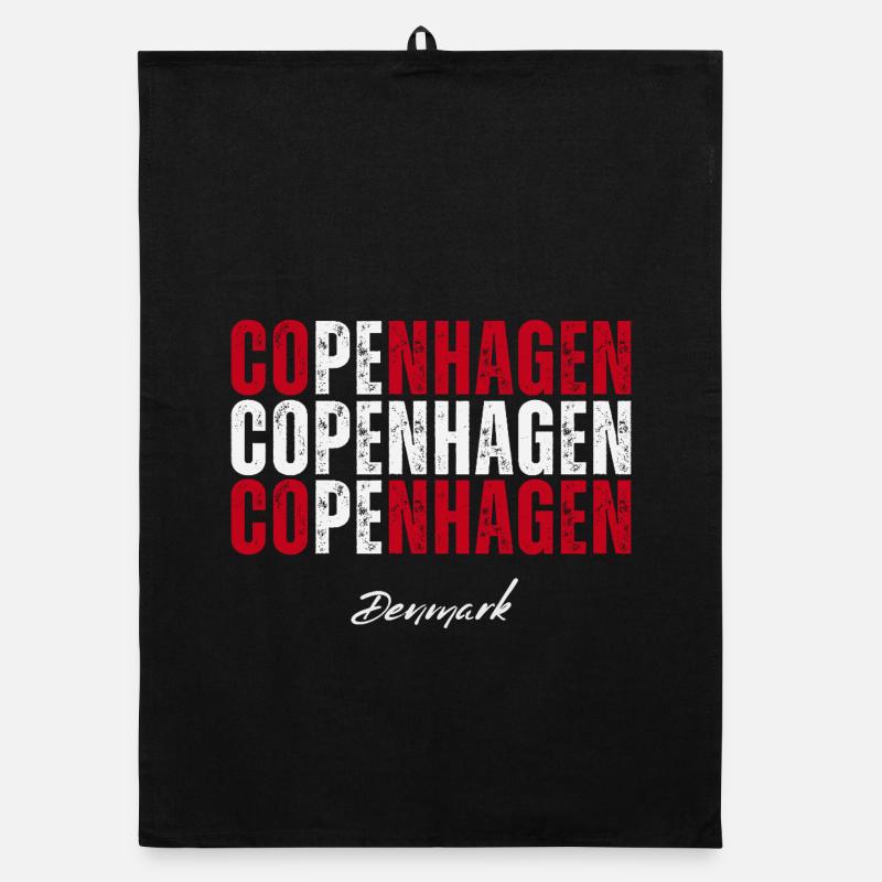 Copenhague Danemark, souvenir de Copenhague Torchon bio