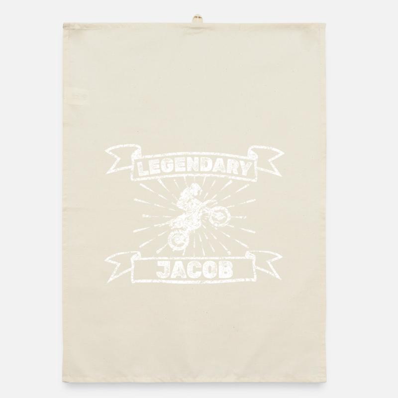 Motorcycle Jacob Organic dish towel