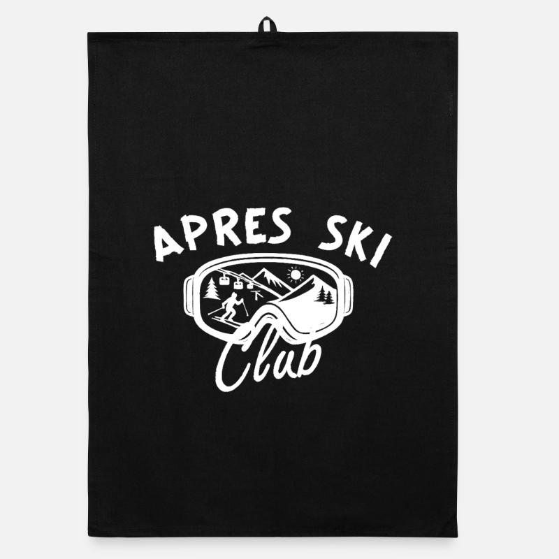 Après Ski Club – Hut fun Organic dish towel