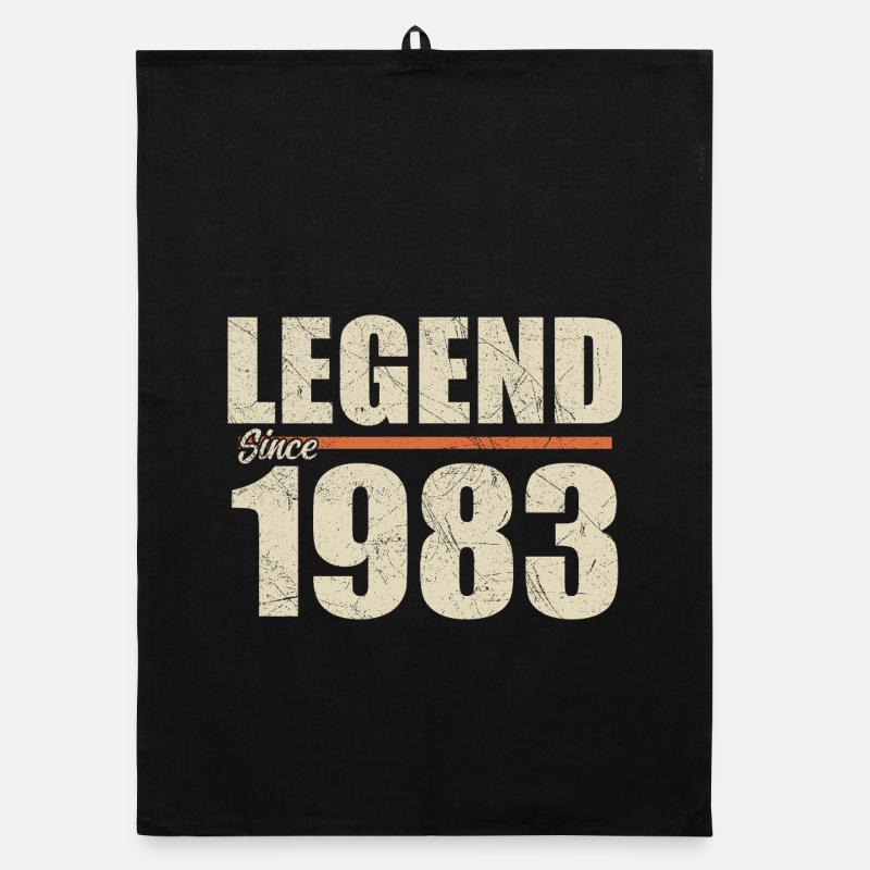 Birthday 1983 | Legend since 1983 Organic dish towel